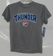 NBA Licensed Oklahoma City Thunder Gray Youth Small Short Sleeve Shirt image 1