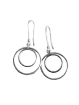 Funky Drop Earrings 925 Silver Geometric Earrings Geometric Dangle Earrings - £27.84 GBP