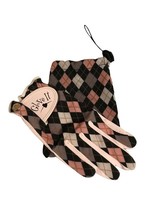 Saldi Nuovo Ladies Guanto It Rosa Grigio Argyle Golf Guanto. Taglia M.SX... - $10.75