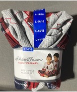 Eddie Bauer Family Christmas Pajama 2- Piece Set Youth Large - 14/16 . New. - $344.76 MXN