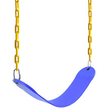 Outdoor Heavy Duty Swing Seat Set Replacement Swing  for Kids Children Blue - £32.94 GBP