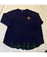 Lauren Ralph Lauren Women’s Embroidered Logo Pullover Cotton Sweater Top... - $47.86 CAD