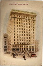 Hotel Radisson, Minneapolis, Minnesota, vintage post card 1910 - £10.92 GBP