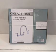 Glacier Bay Melina Two Handle Kitchen Faucet with Side Sprayer Polished ... - $61.25