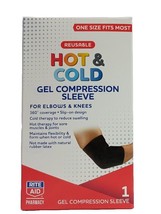 Hot &amp; Cold Therapy Flexible Gel Compression Sleeve Reusable - £15.90 GBP