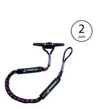 AIRHEAD Bungee Dock Line 5 Feet Boat Cord, Stretches to 7 Feet (2 Pack) - £41.27 GBP