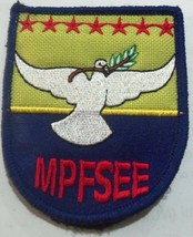 ORIGINAL ALBANIAN MILITARY ARMY PATCH BADGE MISSION OF PEACE - $7.92