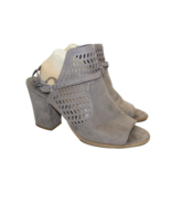 American Eagle Women Gray Size 11 Weldon Caged 4" Block Heel Perforated Open Toe - $21.45