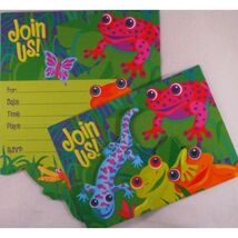 Frog and Friends Party Invitations (8) - $1.31