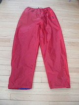 Stearns Drywear Snow Pants Size XL Zip Leg Color Red - £11.15 GBP