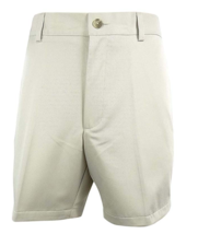 Roundtree &amp; Yorke Size 50 ELASTIC WAIST String Cotton Flat Front New Mens Shorts - £46.43 GBP