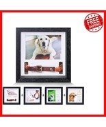 Rustic Pet Picture Frame Memorial - Memorial Frame for Beloved Dog or Cat - $660.61 MXN