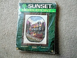 Sunset Mountain Express 11" x 14" Needlepoint Kit No. 6528 - $19.79