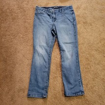Lee Womens Jeans 18M Regular Fit Straight High Rise 38x30 Flex Motion - £13.55 GBP