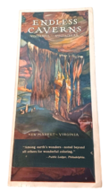 1927 Endless Caverns New Market Virginia Advertising Travel Brochure &amp; Map - $10.84