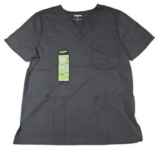 Scrubstar Women&#39;s Core Essentials Stretch V-Neck Scrub Top Black Size Small - $14.84