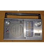 Vintage Sony AC Battery Super Sensitive AM/FM Portable Radio ICF-7270W  - £26.14 GBP