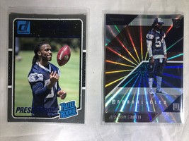 Lot of 2 Jaylon Smith Rookie Cards Dallas Cowboys Press Proof Unparallel... - $54.36 MXN