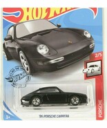 Hot Wheels Track Star &#39;96 Porsche Carrera Black New in Package - $160.12 MXN