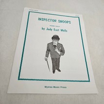 Inspector Snoops Piano Solo by Judy East Wells 1994 - £3.89 GBP
