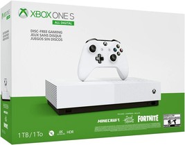 Disc-Free Gaming Xbox One S 1Tb All-Digital Edition Console [Discontinued]. - $324.94