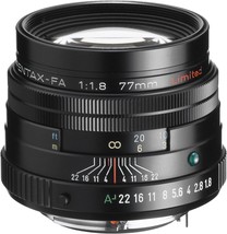 Pentax Smcp-Fa 77Mm F/1.08 Limited Lens With Case And Hood. - £687.32 GBP