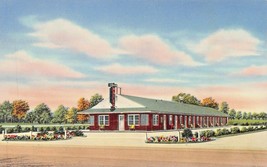 LINCOLN ILLINOIS~LINCOLN MOTEL-JUNCTION ROUTE 66 121 &amp; 15-NUSSBAUM~1954 ... - $10.93