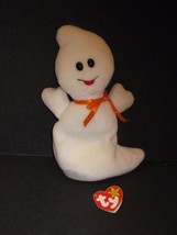 Ty Beanie Baby Spooky Ghost Plush Stuffed Animal Retired W Tag October 31 1995 - £15.79 GBP