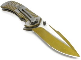 Razor Tactical Stainless Steel Assisted Opening Folding Pocket Knife - $10.09