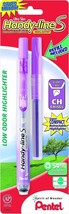 NEW Pentel Handy-line S Retractable VIOLET Chisel Tip Highlighter + Refill - £3.63 GBP