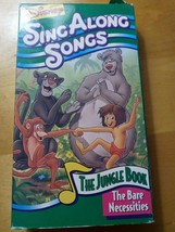 Disney Sing Along Songs VHS Tape, The Jungle Book: The Bare Necessities Vintage - £13.19 GBP