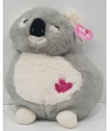 Hug Me Valentine&#39;s Day Fluffy Stuffed Koala Plush Animal 10.5 in - £14.85 GBP