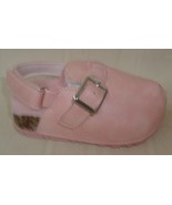 First Steps Pink Faux Leather Fur Sling Back Shoes Clogs BABY Size US 4 NEW - €7,78 EUR