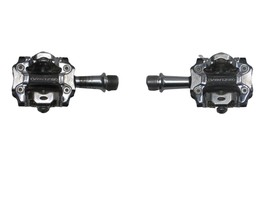 VENZO Shimano SPD Compatible Mountain Bike Clipless Pedals 9/16&quot; BMX/MTB - Used - £15.82 GBP