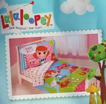 Lalaloopsy Sew Cute Comforter Sheets 4PC Toddler Bedding Set New - £45.10 GBP