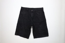 Vtg 90s Streetwear Mens 38 Faded Baggy Fit Big Pocket Denim Shorts Jorts... - $59.35