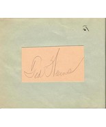 Ted Weems Signed Vintage Album Page  - £31.14 GBP