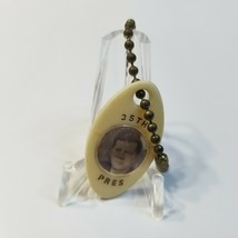 Vintage John F. Kennedy 35th President Memoriam Photo Keychain - £17.04 GBP