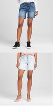 Women&#39;s Low Rise Boyfriend Jean Shorts - Mossimo, Sizes-00 ,2 ,4 or 8  NWT - £7.12 GBP