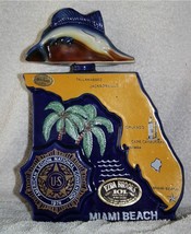 Ezra Brooks Liquor Decanter American Legion 1974 56th Convention Miami Beach  - £4.58 GBP