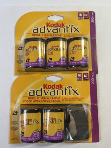 Kodak Advantix Advanced APS 200 /25 Exposure Color Print Camera Film EXP 10/2004 - $48.16