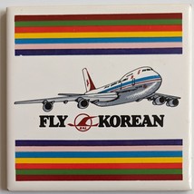 Fly Korean KAL Cork-Backed Ceramic Hot Plate, Pre-Owned - £6.30 GBP