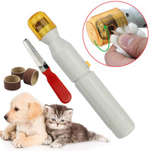 New Pet Nail Trimmer Grinder Grooming Tool Clipper For Pet Dog Cat + Nai... - £25.15 GBP