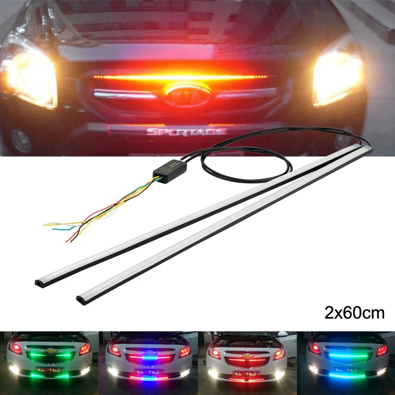 OKEEN 2X 12V Car  Eye led Strobe Warning  light Car Truck Flashing Firemen led F - £138.44 GBP