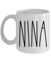 Nina Coffee Mug Funny Mother&#39;s Day Tea Cup Ceramic Christmas Gift For Mom - £12.41 GBP+