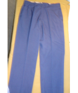 1972 USAF UNIFORM BLUE SERVICE PANTS 1549 9 OZ POLY WOOL TROPICAL 36X32 - €48,96 EUR