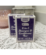 (2)  B-Pure Lavender Scented Shampoo &amp; Conditioner Bar 3 oz Ea - €6,82 EUR