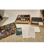Monopoly Wooden Board Game Box Clue Chess Checkers Dominoes Poker Dice C... - $1,987.54 MXN