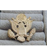 WWII US Army Air Force Badge Insignia Eagle Shield Screw Pinback - $29.99