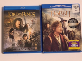  Blu-ray Movie Lot - The Lord of the Rings &amp; The Hobbit: An Unexpected Journey - £4.78 GBP
